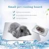 Comtim Rabbits Cooling Mat, Self Cooling Mat Pad for Hamster Guinea Pig Chinchilla Bunny Kitten Cat and Other Small Animals, Pet Cool Plate Ice Bed,
