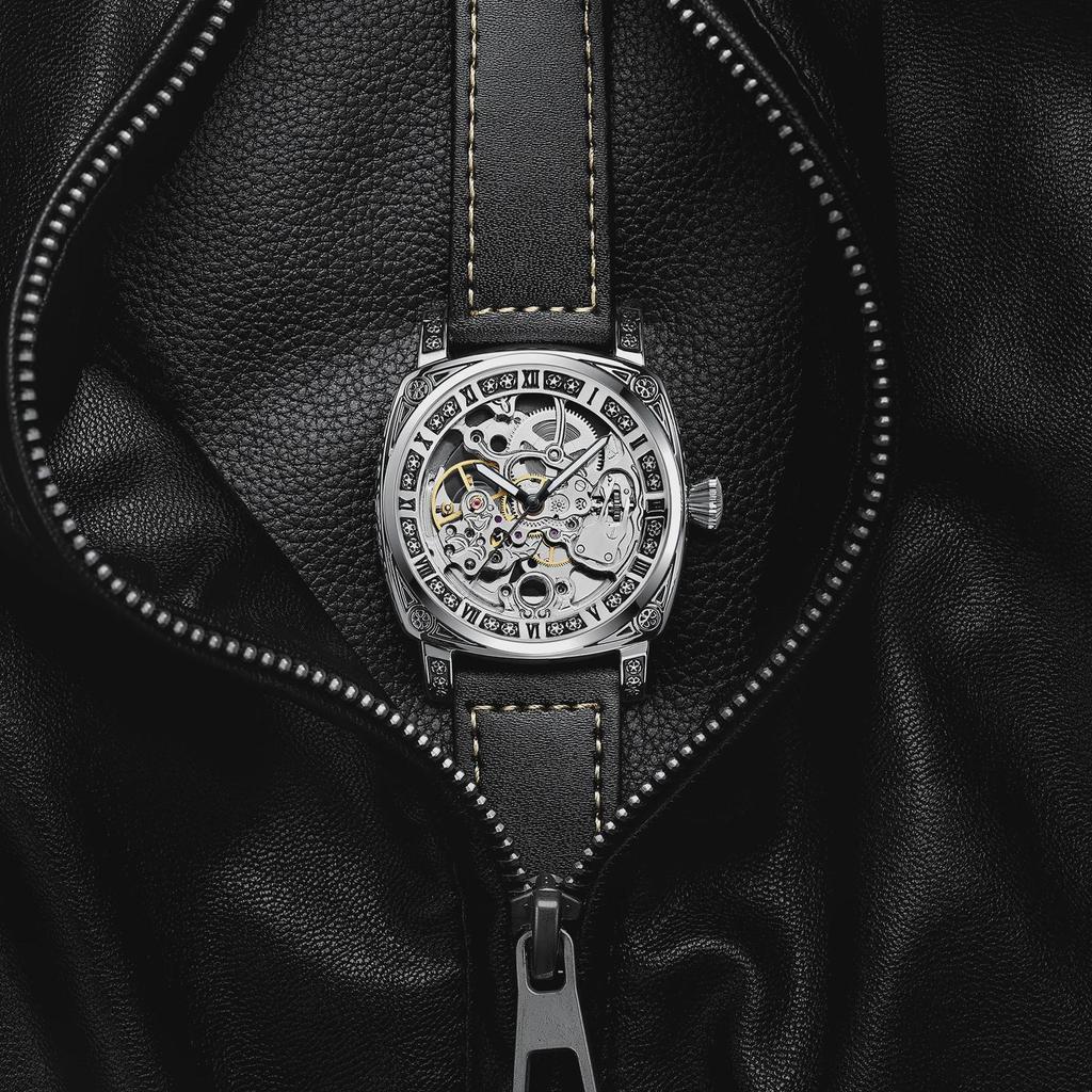 TEVISE Leichte Luxusuhr Herren Edelstahllegierung Taucheruhr 3ATM Wasserdicht Casual Sportuhr T894