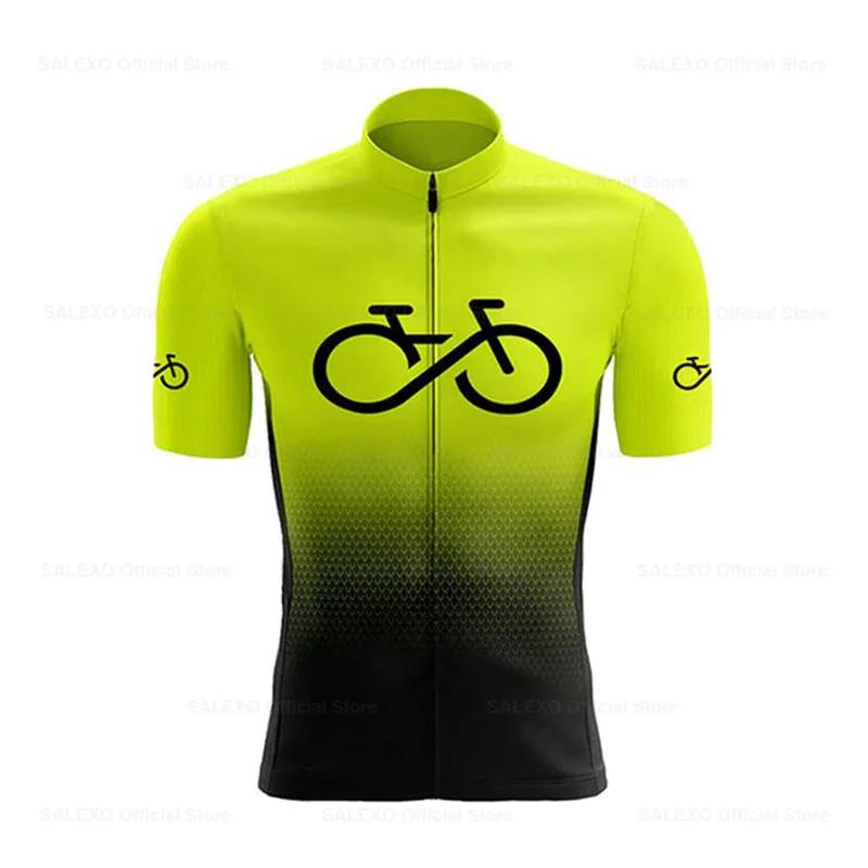 

2026 Summer Breathable Cycling Suit Set Gradient Cycling Jersey Set Men Short Sleeve MTB Bike Clothes Uniform Bicycle Suit Breathable Bicycle Suit S