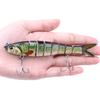 MUQZI Sports Accessory 13.7cm 27g Multi Jointed Fishing Artificial Lifelike Lure Wobbler Swim Bait