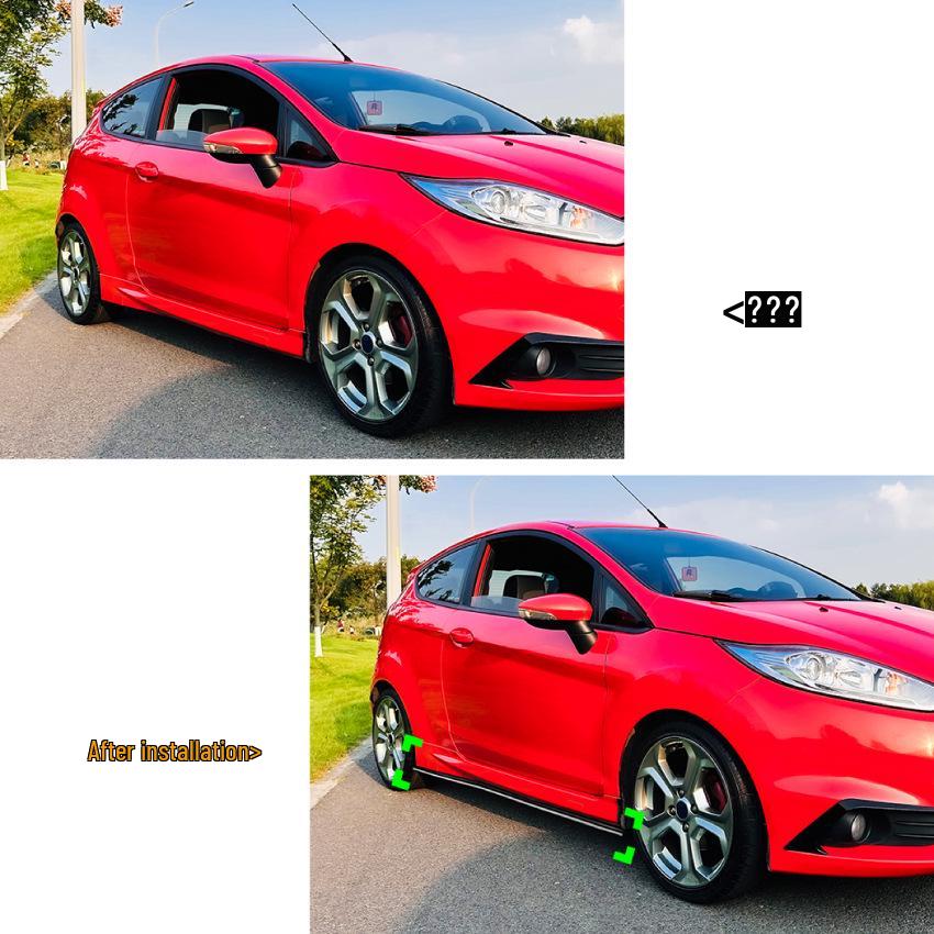 Ford Fiesta MK7 ST Line (2012-2017) Side Skirt Spoiler Accessories