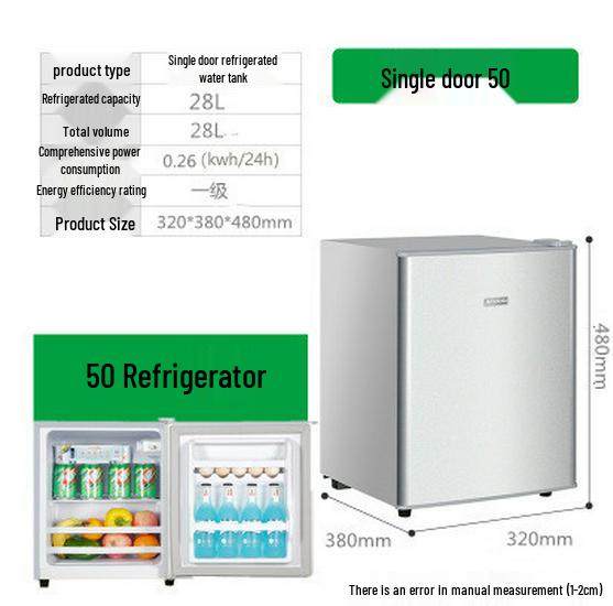 Qige Large-Capacity Refrigerator with Two or Three Doors for Single Person Apartments