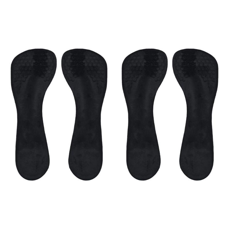 2 Paar Damen Gel-Polster-Einlegesohlen für High Heels mit Fußgewölbeunterstützung und Antirutsch-Design, 3/4 Länge, Unsichtbare Einlagen