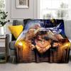 1pc Hogwarts Acceptance Letter Cartoon Blanket,Portable Throw for Travel & Camping, All Season Cozy Blanket,Ideal Gift