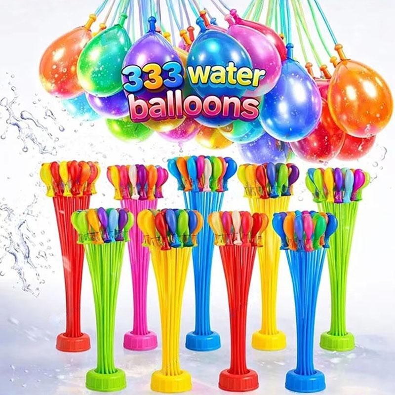 111Pcs Fast Fill Water Balloons Water Splashes Fun Splash Toys for Pool Party Beach Outdoor Team Games Festival Events