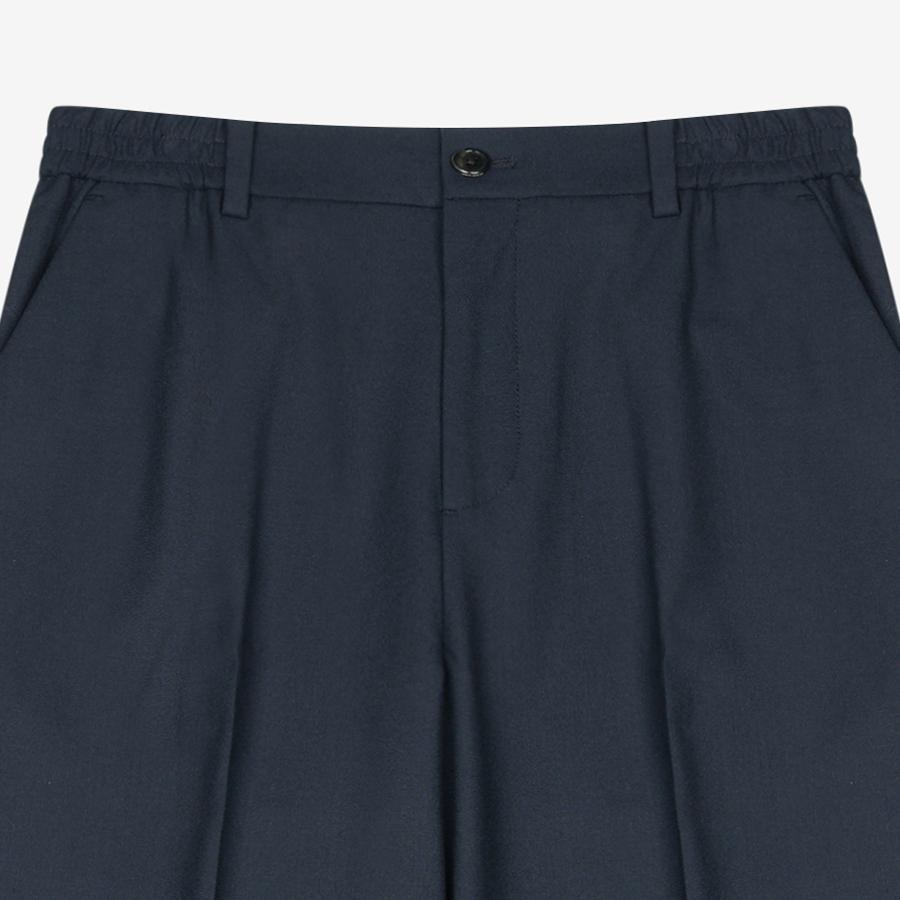 SIEG [Stein Garten] Italian Wool Tapered Pants Navy (Pjfah4942)