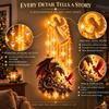 Glowing Angel Blessing Wall Light Snowflake Village Nativity Scene  Home Indoor Decor