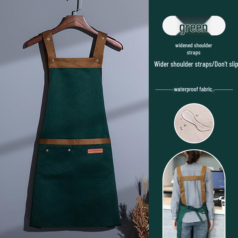 Waterproof Stain-Proof Apron for Supermarket, Catering, and Milk Tea Shops with Logo Printing