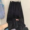 Pants for Women Plus Size Thickened Stretchy Elastic High Waist Long Trousers Solid Colour Fleece Casual Wide Leg Pants