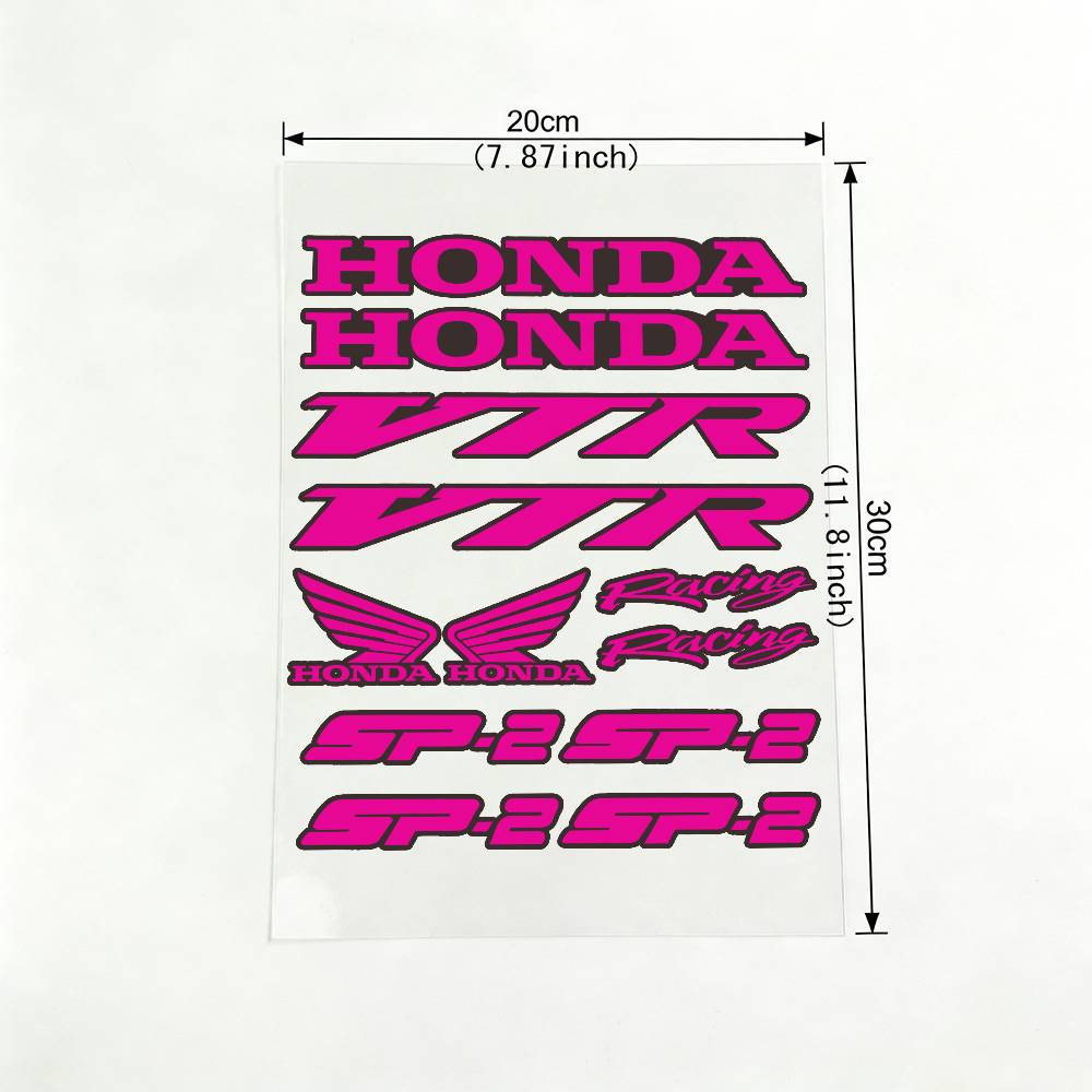 For HONDA VPR SP2 18 Colors Reflective Motorcycle Stickers Waterproof Vinyl Decals For Motorbike Helmet Fuel Tank Bike TP6