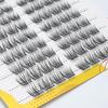 Neue Stiellose Manga Pure Orchidee Falsche Wimpern – Natürlicher Look, Einfach Selbstklebend, Perfekt für Anfänger