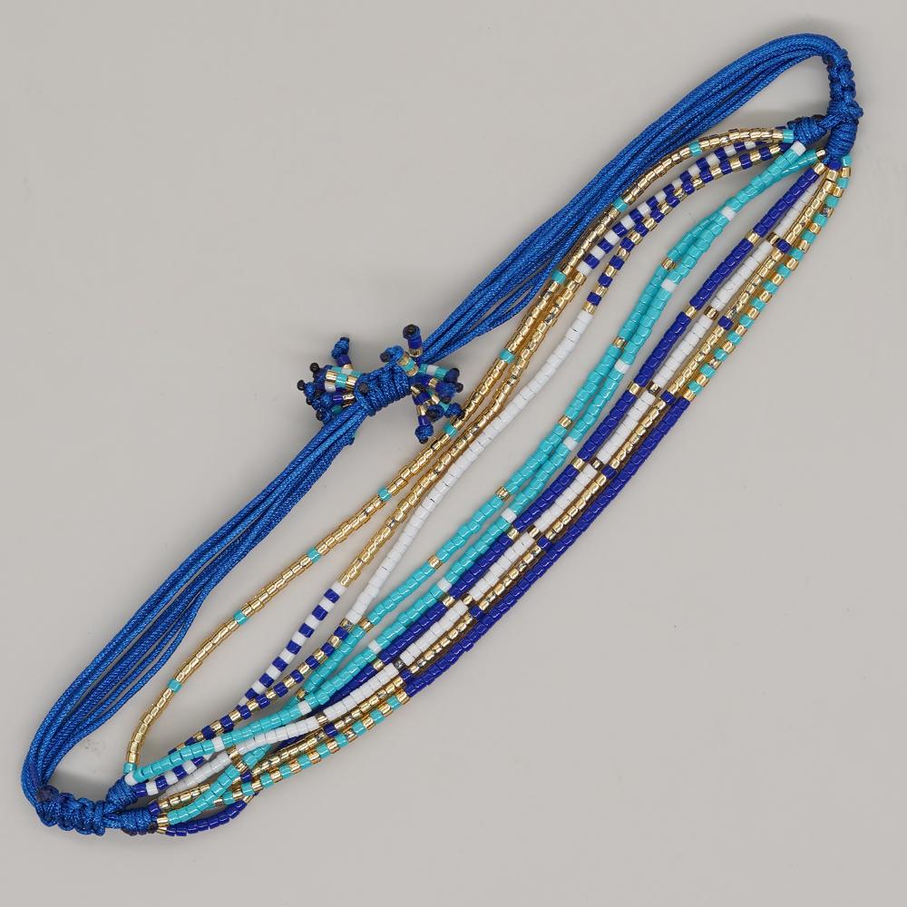 Ximang Women s Fashion Multilayer 2025 Beaded Bracelet Handmade Bohemian Wrap Jewelry Colorful 2026 Trendy Accessory