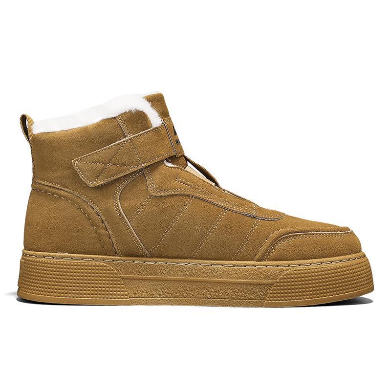 Warrior Fashion Simple Trendy Versatile Warm Non-Slip Wear-Resistant High-Top Sneakers Men Sneakers WXY-J415N01