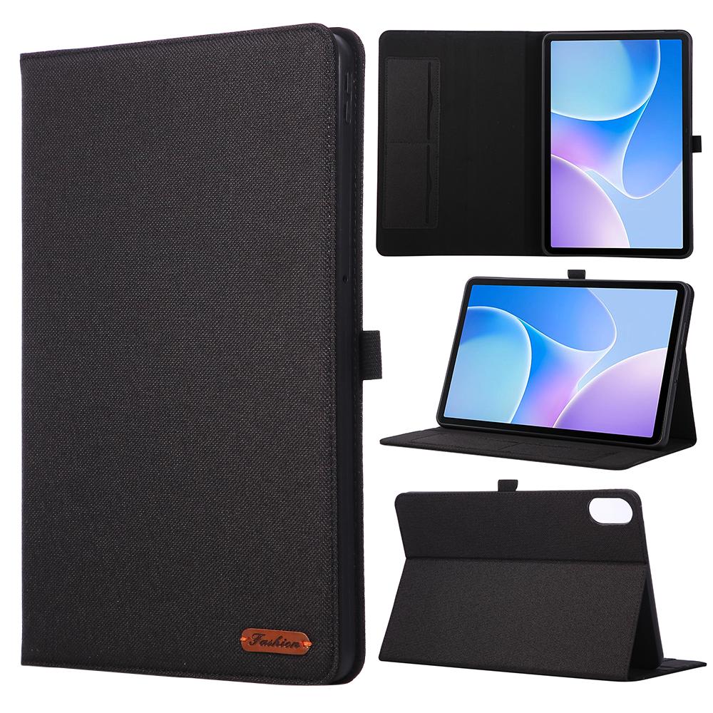 Für Infinix Xpad 20 Hülle mit Ständer Kartenhalter Stoffstruktur Leder Tablet-Abdeckung