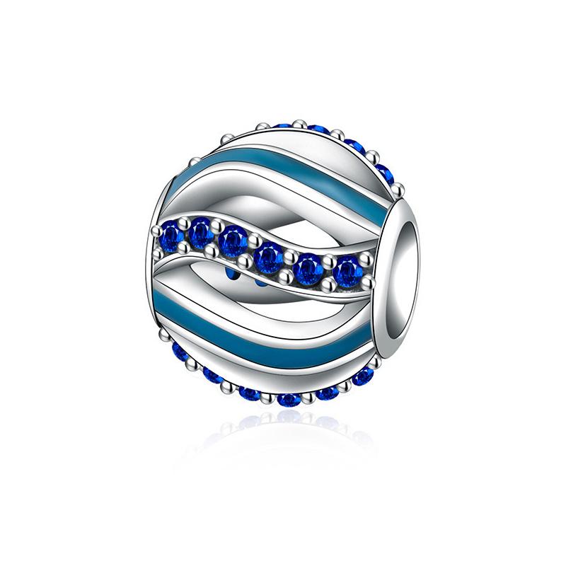 New Copper Heart Colored Heart-Shaped Beads Sea Shell Charm Fit Original Bracelet Accessories Women Jewelry