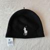 Used Tagged Polo Ralph Lauren Big Pony Knit Hat Beanie Black
