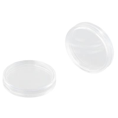 100 ks 26*5mm Průhledné kulaté plastové držáky na mince Nádoby Úložné krabičky Pouzdro Domácí doplňky Úložiště Dekorativní díly Nářadí