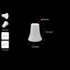42mm Opening Alabaster Glass Shades Replacement for E26 E27 Screw Holder Pendant Light Wall Sconces,1-5/8" White Glass Cover