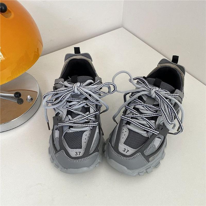 Summer New Niche Dad Shoes Men's Trendy Versatile Student Thick-soled Heightening Breathable Casual Shoes
