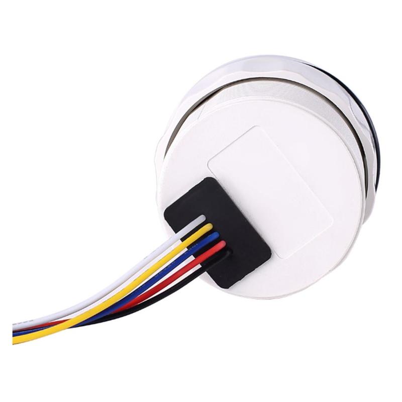 Waterproof Oil Pressure Gauge Digital Meter 52mm with Sensor Marine Yacht Car High Precision for Boat Engine Monitoring