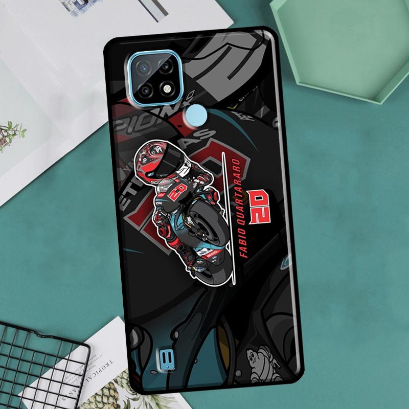 Fabio Quartararo Moto 20 For Realme GT Neo 2 3 Master 8i 9i 8 9 Pro Plus C35 Case For OnePlus 9 10 Pro 9R 10R Nord2