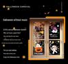 Halloween Pumpkin Decorations Window Clings - Theme Shop Scene Arrangement Glass Stickers