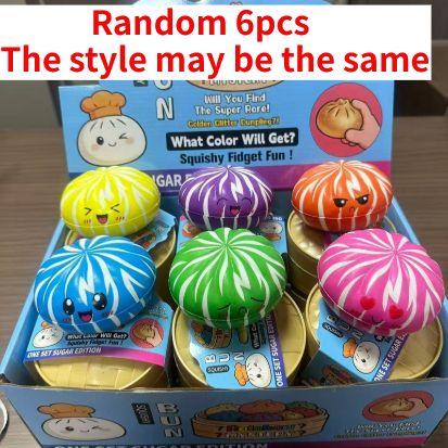 Bun Dumpling Squishy Fidget Toy Party Favors Ornament  Dumpling Squishy Ball Squishy Sensory Fidget Party Gifts