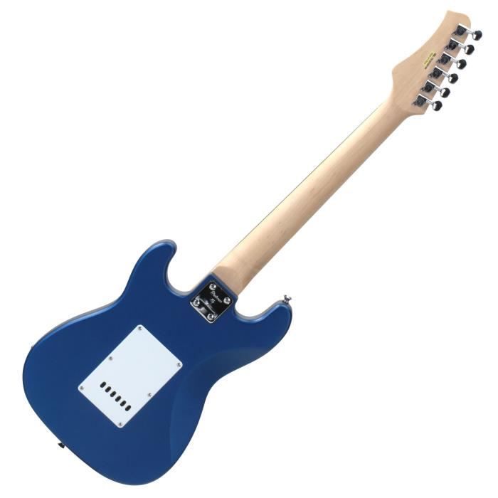 Guitare électrique - rocktile - sphere junior - 3/4 - bleu - idéale pour enfants 7-12 ans