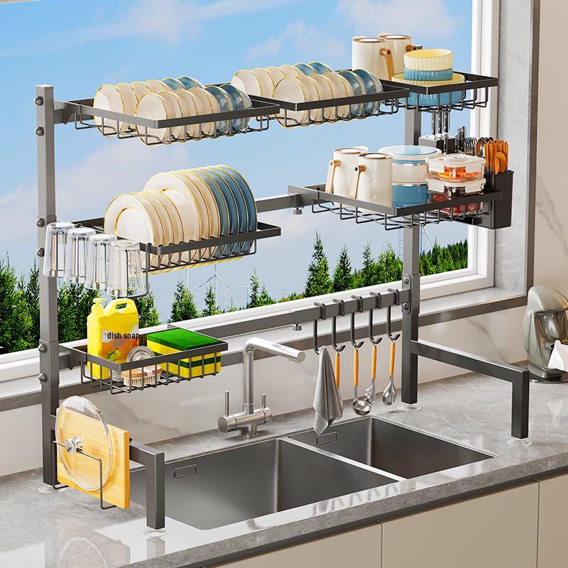 Nordic Foldable Kitchen Sink Storage Rack