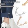 Adjustable Magnetic Metal Buckle for Trouser Legs and Cuffs - Seamless, Nail-Free Design