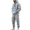IHUASU Men's Fashion Casual Long Sleeve V Neck Pants Suits Elegant