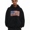 FPA Love Flag Spoof Print Hoodie Chinese Style Loose American Outdoor Sports Casual Clothing Hooded Sweater