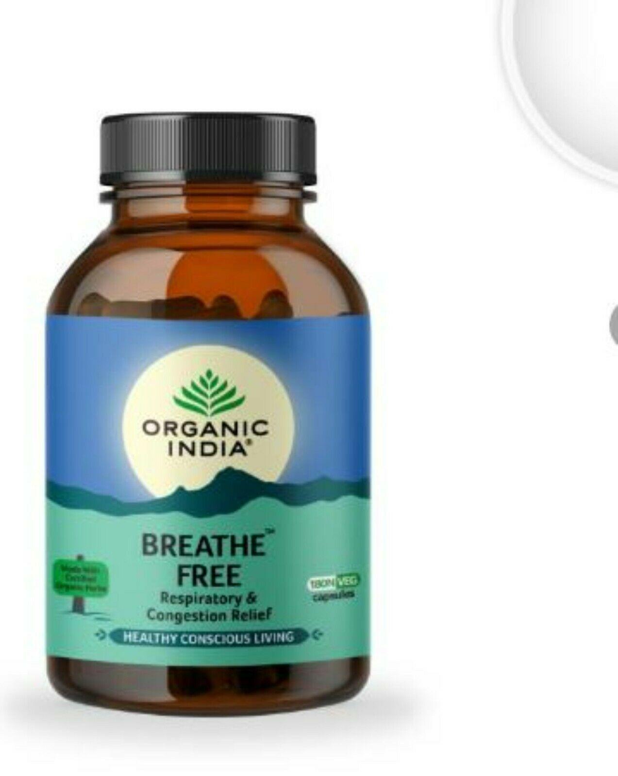 

Organic India Breathe Free Veg 180 капсул БЕЗКОШТОВНА ДОСТАВКА ПО СВІТУ