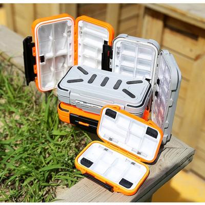 Storage Box Sub-Box Large Capacity Waterproof Bait  Accessory Box Fishing Tackle Box Double-Sided Opening and Closing Bait Box