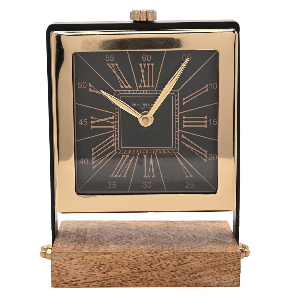 Wm.Widdop Table Clock On A Stand