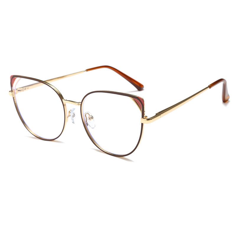 Color-Changing Anti-Blue Light Glasses: 2025 Unisex Korean Style Fashion with Metal Flat Lenses 0° Anti-Blue Light