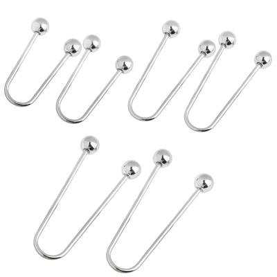 Pack of 2 Metal Spirals Clasps Double Head Brooch for Secure Clothing Button Antipeep Fashion Accessory Clip for Women