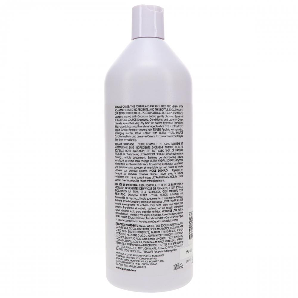 Matrix Biolage Ultra Hydra Source Shampoo For Very Dry Hair  33.8 Oz   Liter 