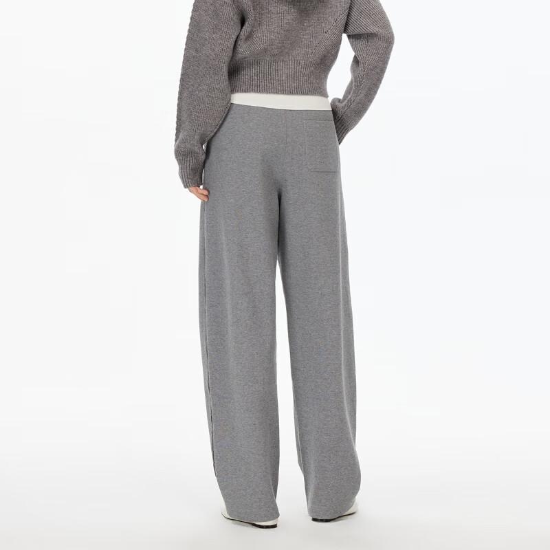 Veromoda Calças de Sarja com Renda e Cintura Elástica Outono 2025