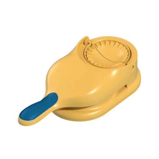 

Dumpling Maker Handheld Dumpling Wrapper Press Tool Dumpling Roller And Press Easy to Use Kitchen Gadget for Homemade Dumplings 1pc жовтий