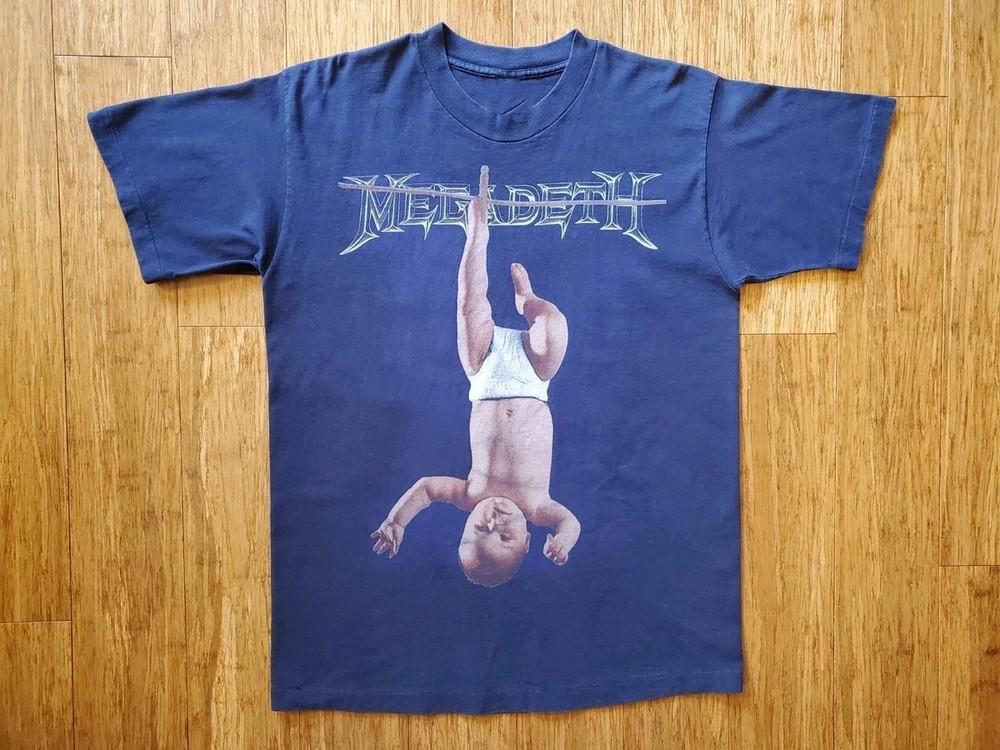 С Рождеством 1994 года Коллекция Megadeth Футболка S-235XL B07.60 Унисекс S