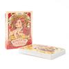 Romantic Lenormand Oracle Cards 37Pcs Deck English Vision Art Nouveau Floral Motifs for Party Board Playing Games