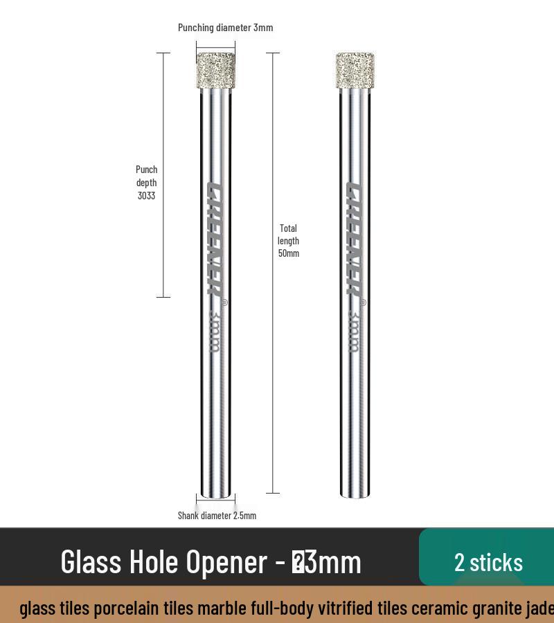 Green Forest Diamond Drill Bit for Tiles, Glass & Marble