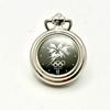 Used [Unused/New Battery] SEIKO Nagano Olympics Silver Watch Pin Badge Y136-6F50 702836