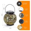 Lantern Light Waterproof Solar Lamp -LED Solar Powered Lantern Garden Light Dancing Flicker Flame Light Landscape Yard