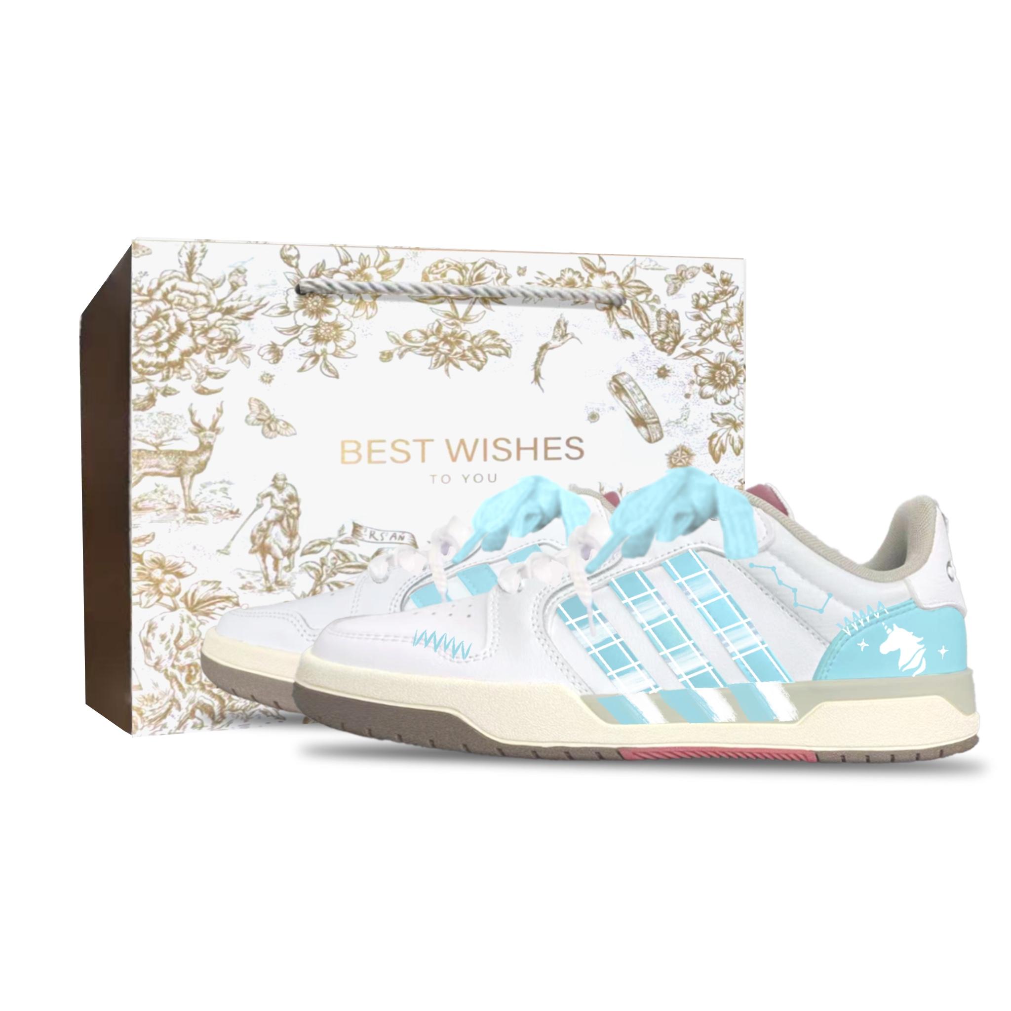 Adidas Neo Entrap Lightweight And Breathable Low top Skateboard Shoes Unisex JQ3926(team1013-) 36⅔
