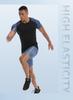 2025 Men's High-Elastic Quick-Dry Running & Basketball Fitness Set