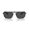 Prada Irregular Shape Sunglasses With Decorative Temples Men Sunglasses Black PRA53S1BO5S0