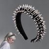 Fascia per capelli impreziosita da strass audaci Leggera Comoda Perfetta per Festival ed Eventi Formali