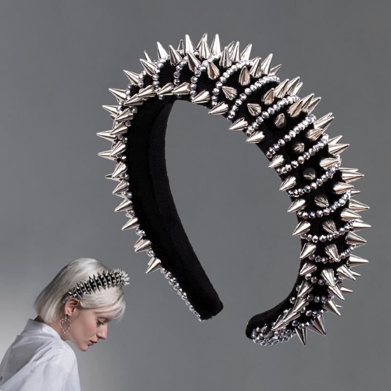 Fascia per capelli impreziosita da strass audaci Leggera Comoda Perfetta per Festival ed Eventi Formali